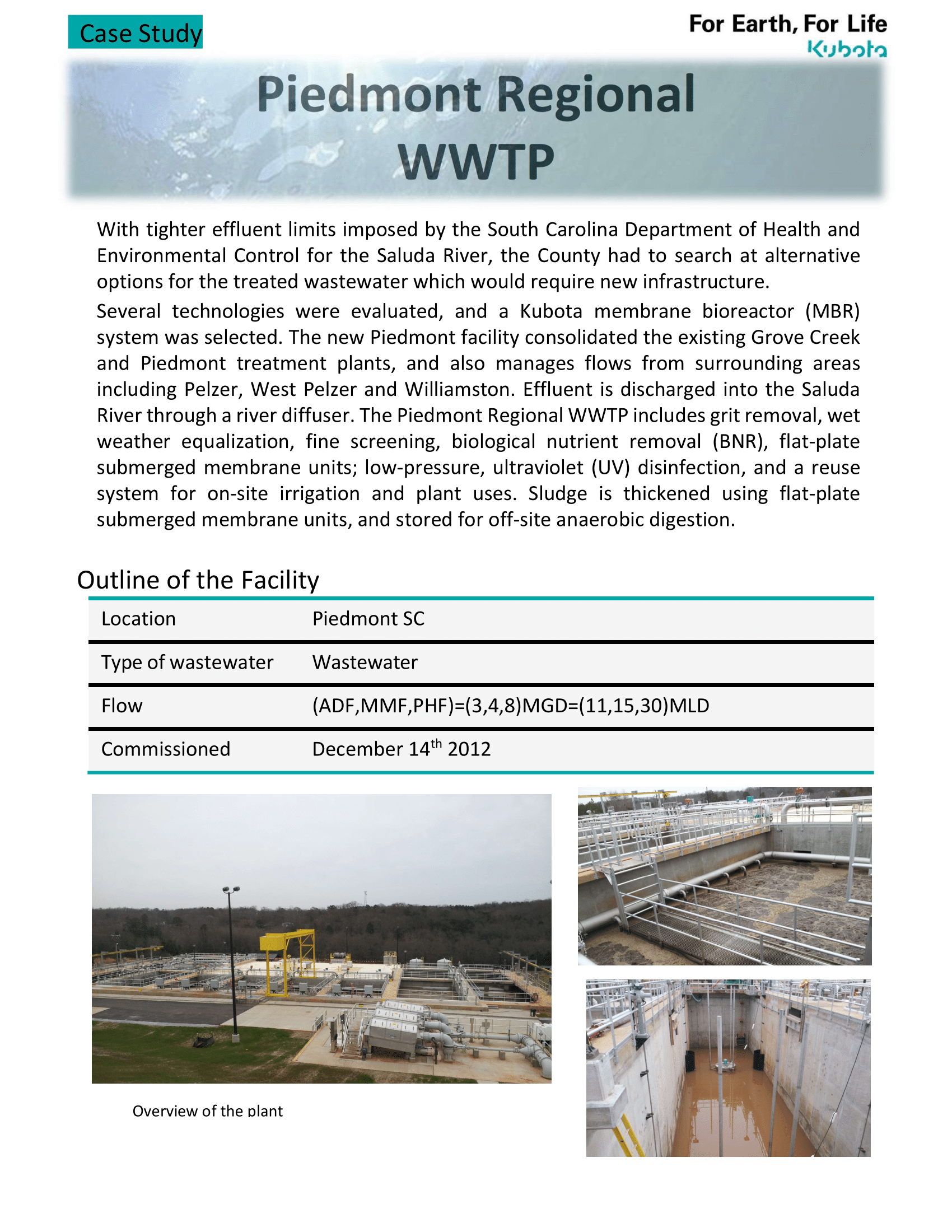 Piedmont Regional WWTP